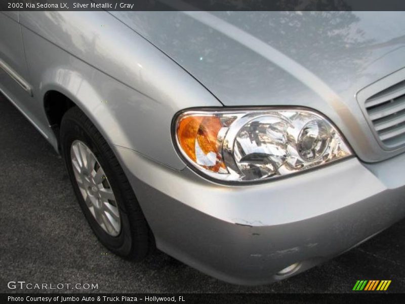 Silver Metallic / Gray 2002 Kia Sedona LX