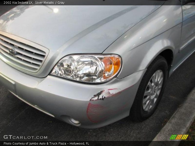 Silver Metallic / Gray 2002 Kia Sedona LX