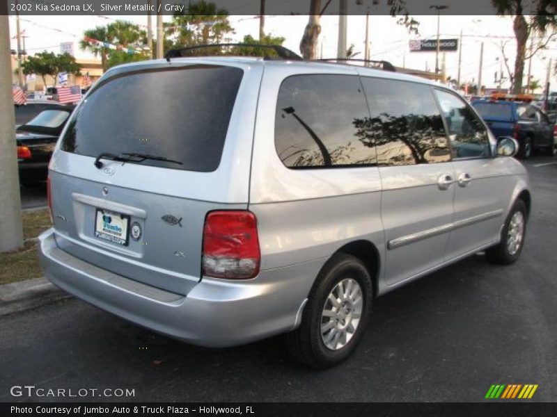 Silver Metallic / Gray 2002 Kia Sedona LX