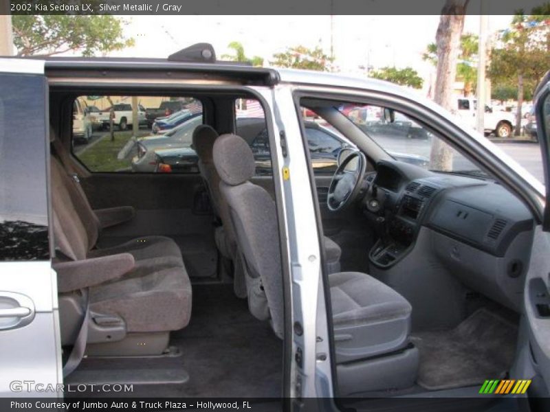 Silver Metallic / Gray 2002 Kia Sedona LX