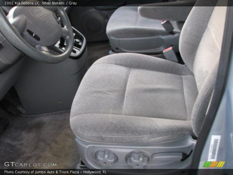 Silver Metallic / Gray 2002 Kia Sedona LX