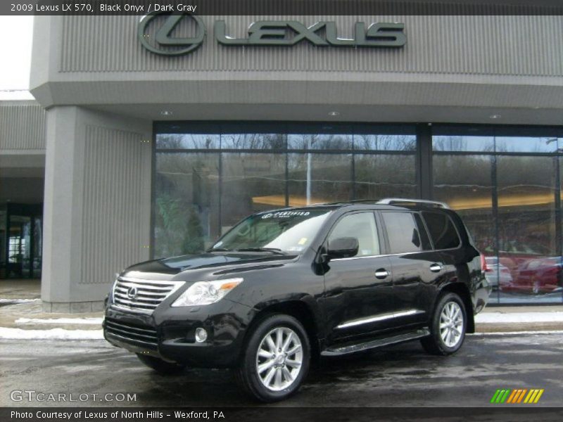 Black Onyx / Dark Gray 2009 Lexus LX 570