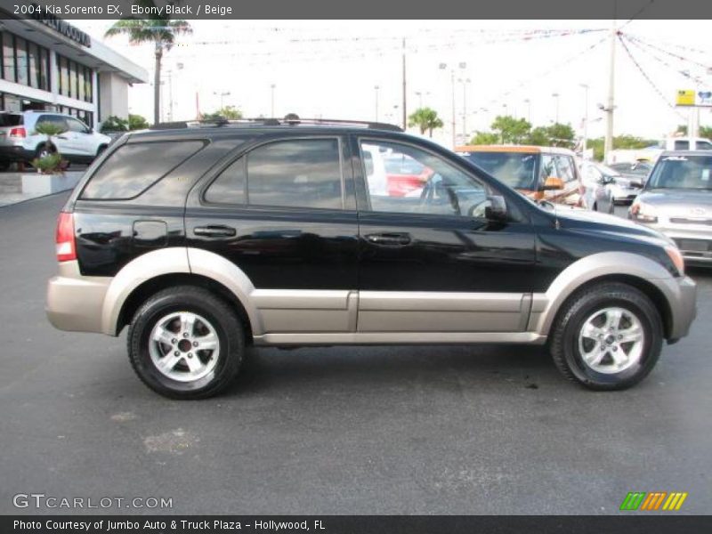 Ebony Black / Beige 2004 Kia Sorento EX