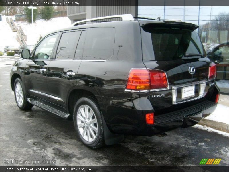 Black Onyx / Dark Gray 2009 Lexus LX 570