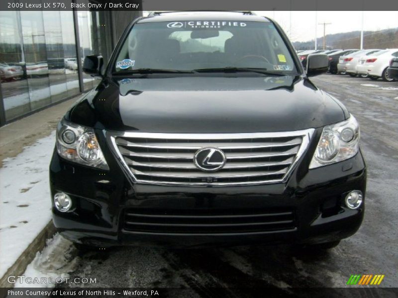 Black Onyx / Dark Gray 2009 Lexus LX 570