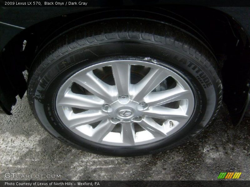 Black Onyx / Dark Gray 2009 Lexus LX 570