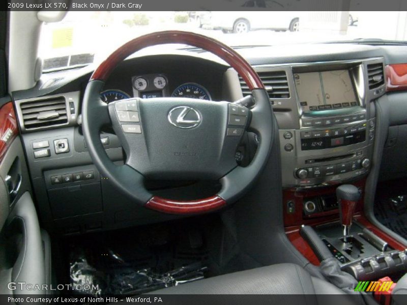 Black Onyx / Dark Gray 2009 Lexus LX 570