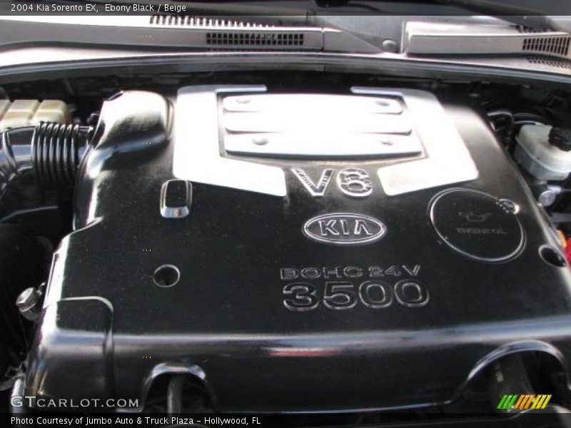 Ebony Black / Beige 2004 Kia Sorento EX