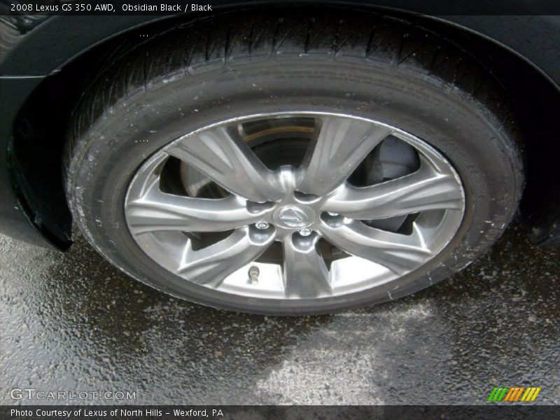 Obsidian Black / Black 2008 Lexus GS 350 AWD