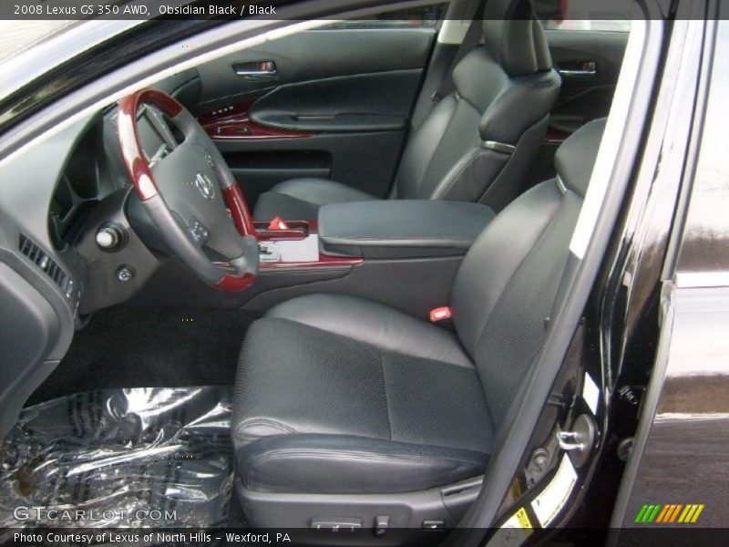 Obsidian Black / Black 2008 Lexus GS 350 AWD