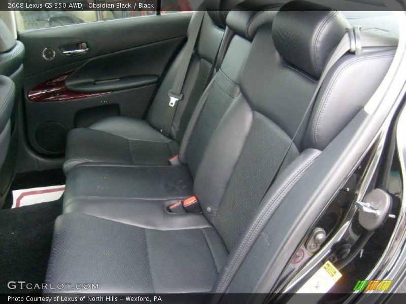 Obsidian Black / Black 2008 Lexus GS 350 AWD