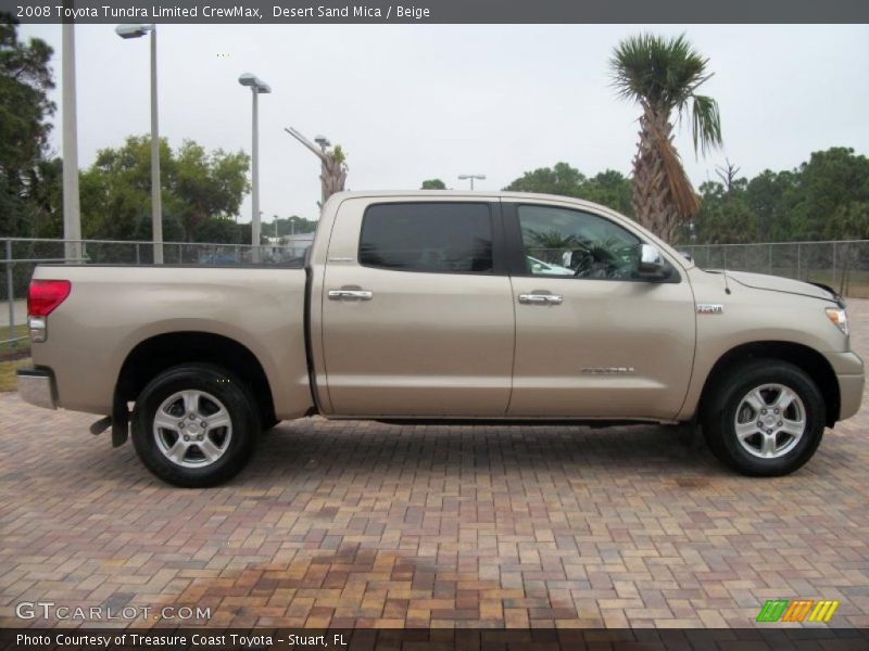 Desert Sand Mica / Beige 2008 Toyota Tundra Limited CrewMax