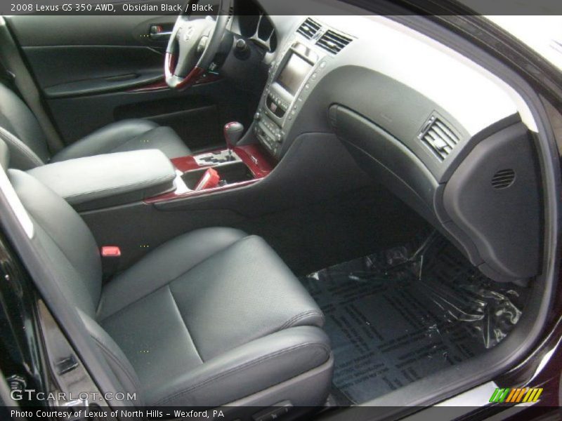 Obsidian Black / Black 2008 Lexus GS 350 AWD