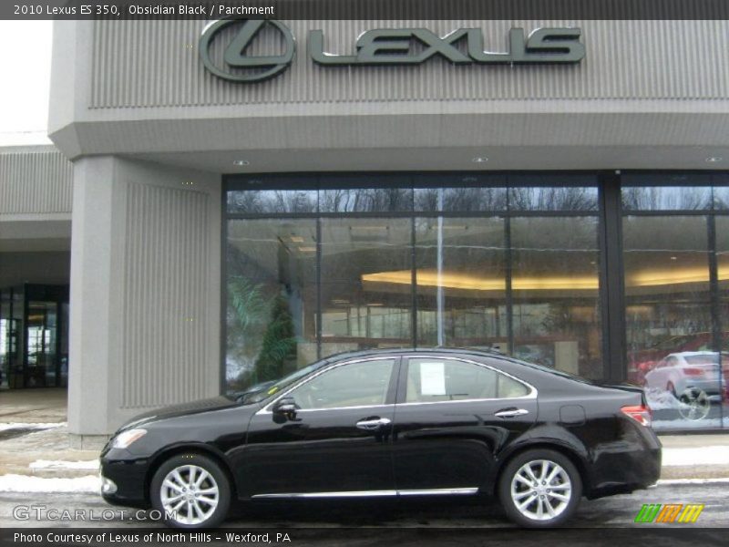 Obsidian Black / Parchment 2010 Lexus ES 350