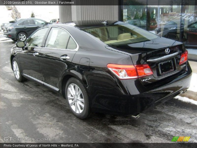 Obsidian Black / Parchment 2010 Lexus ES 350