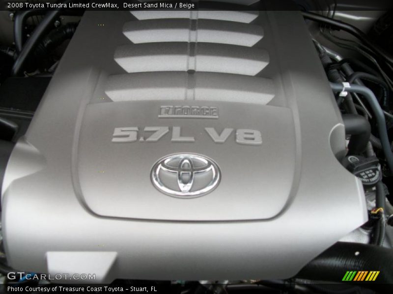 Desert Sand Mica / Beige 2008 Toyota Tundra Limited CrewMax