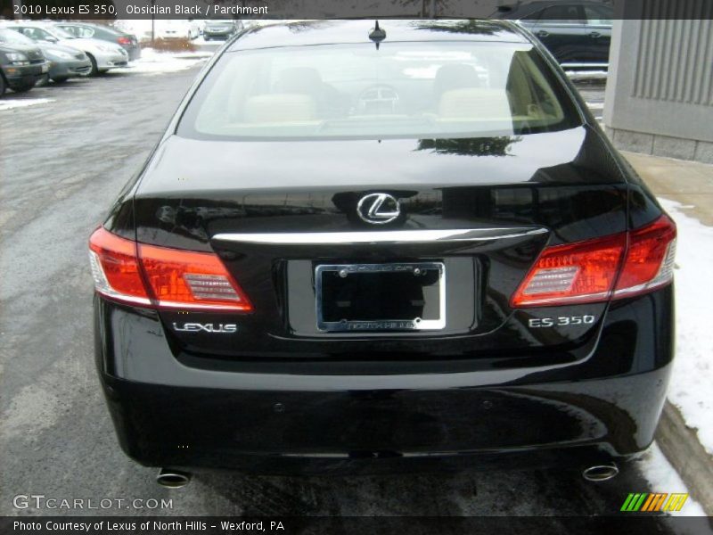 Obsidian Black / Parchment 2010 Lexus ES 350
