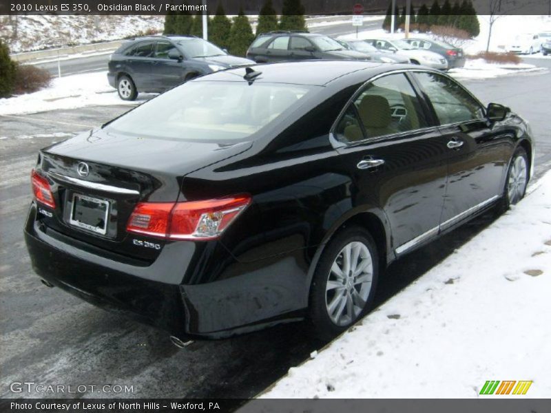 Obsidian Black / Parchment 2010 Lexus ES 350