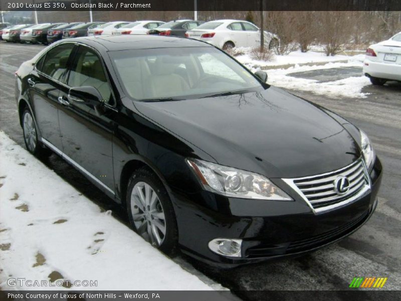 Front 3/4 View of 2010 ES 350