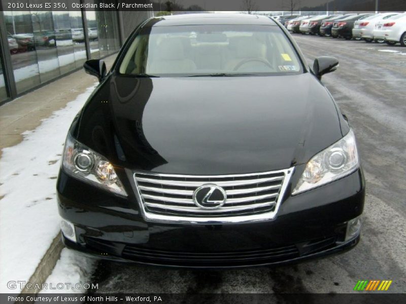 Obsidian Black / Parchment 2010 Lexus ES 350