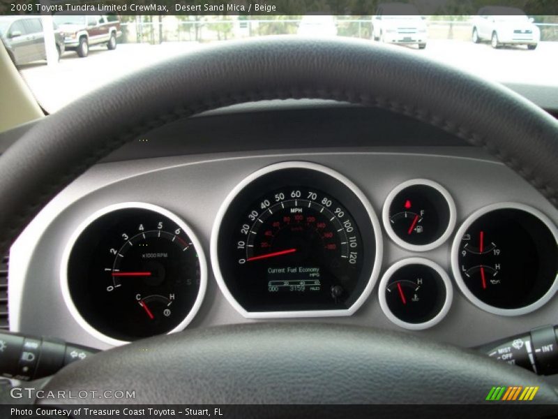 Desert Sand Mica / Beige 2008 Toyota Tundra Limited CrewMax