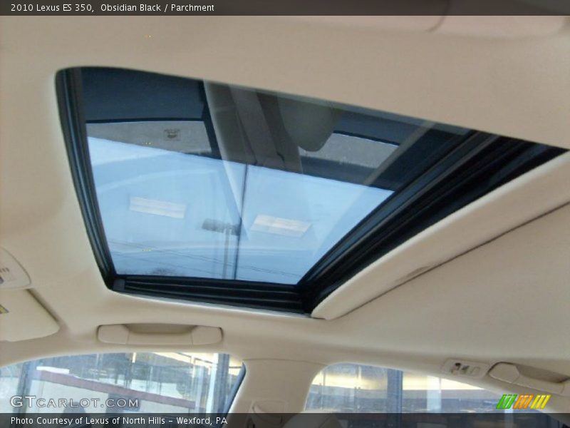 Obsidian Black / Parchment 2010 Lexus ES 350