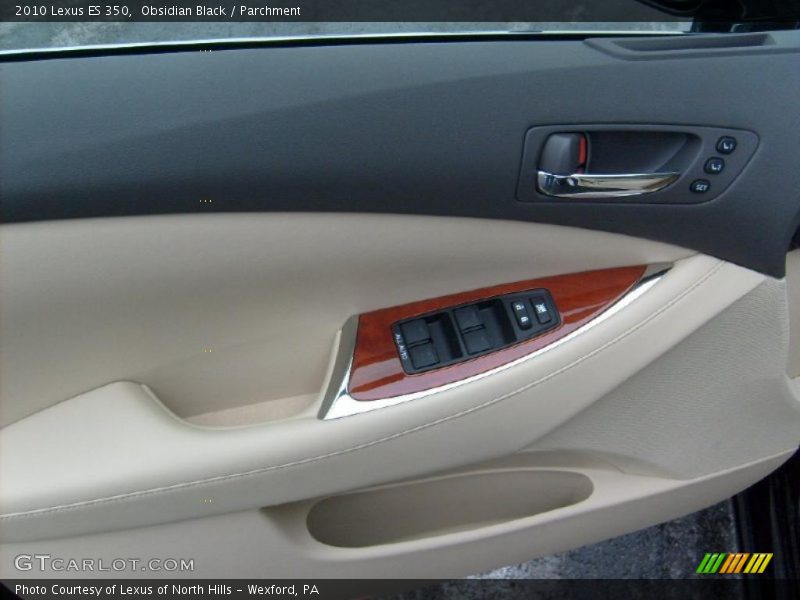 Obsidian Black / Parchment 2010 Lexus ES 350