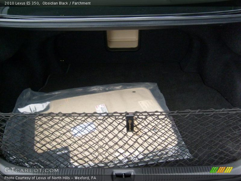 Obsidian Black / Parchment 2010 Lexus ES 350