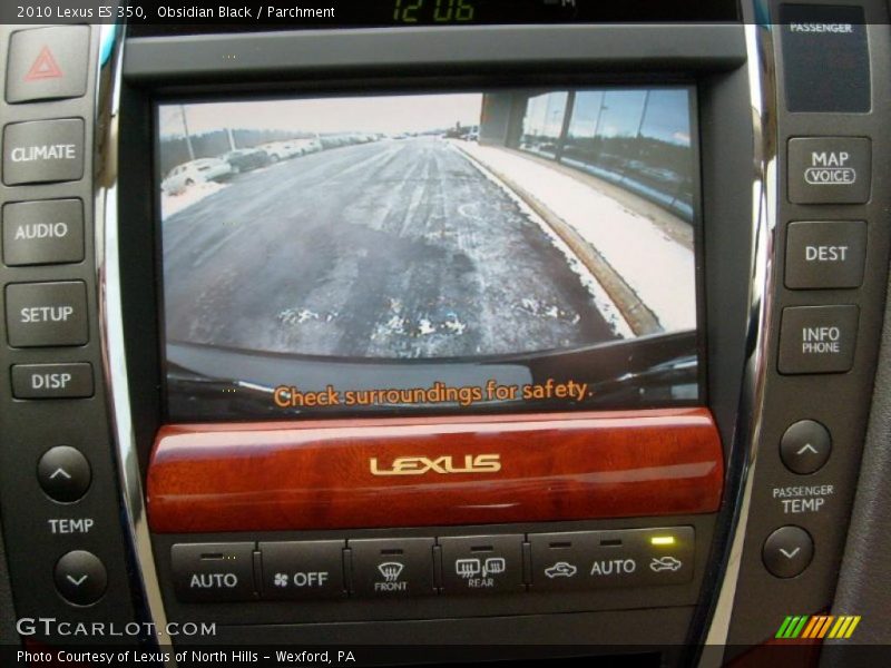 Obsidian Black / Parchment 2010 Lexus ES 350