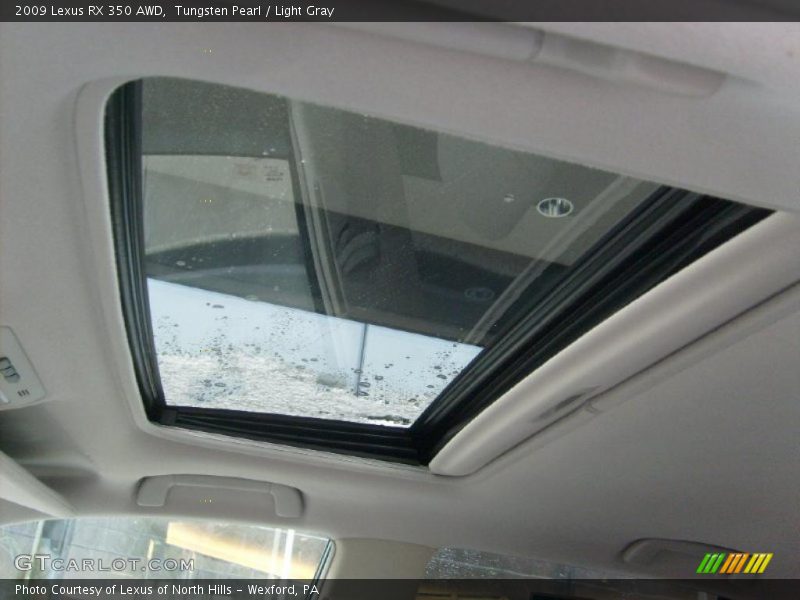 Tungsten Pearl / Light Gray 2009 Lexus RX 350 AWD