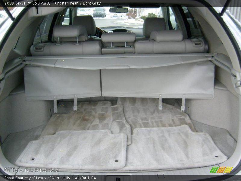 Tungsten Pearl / Light Gray 2009 Lexus RX 350 AWD