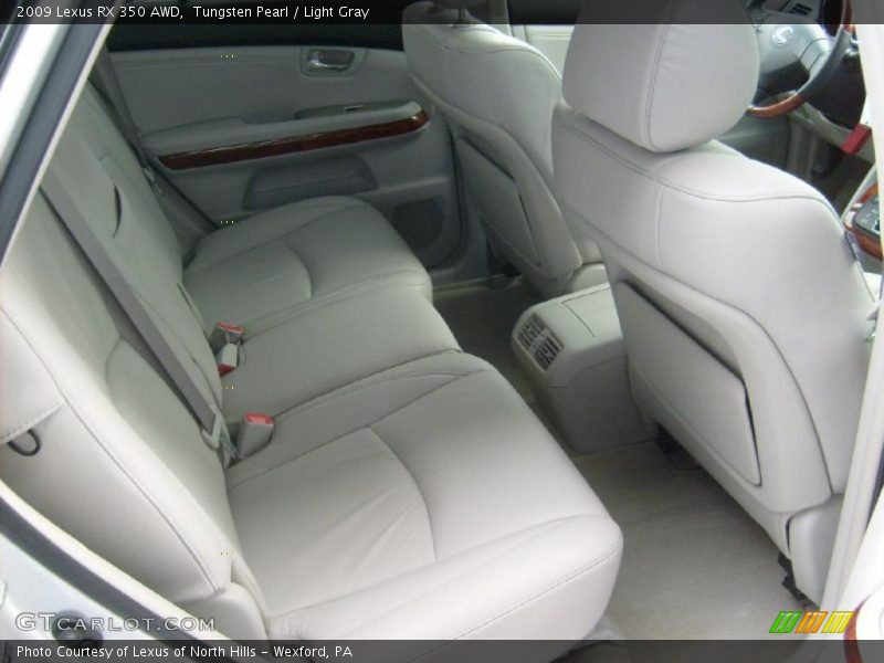 Tungsten Pearl / Light Gray 2009 Lexus RX 350 AWD