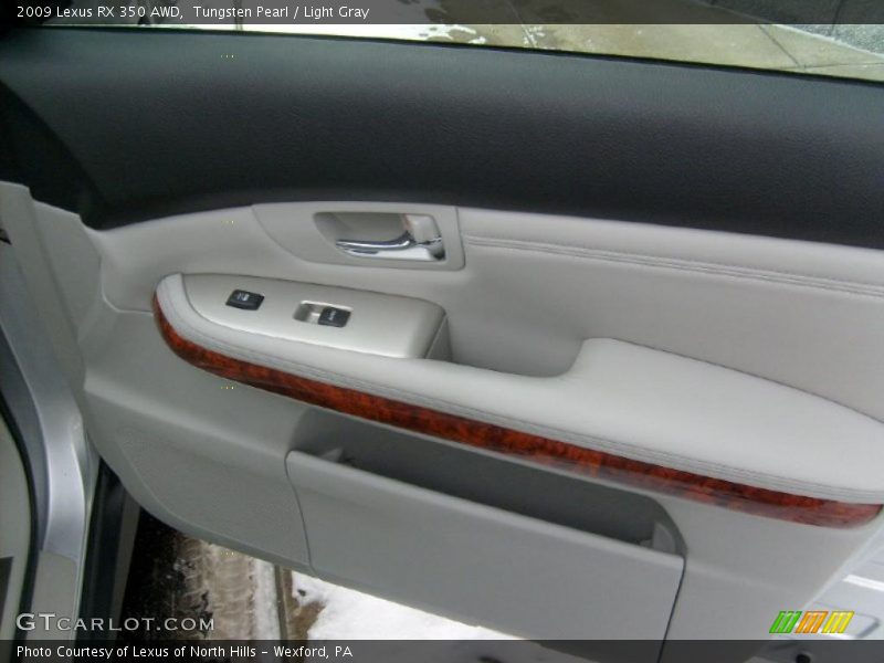 Tungsten Pearl / Light Gray 2009 Lexus RX 350 AWD