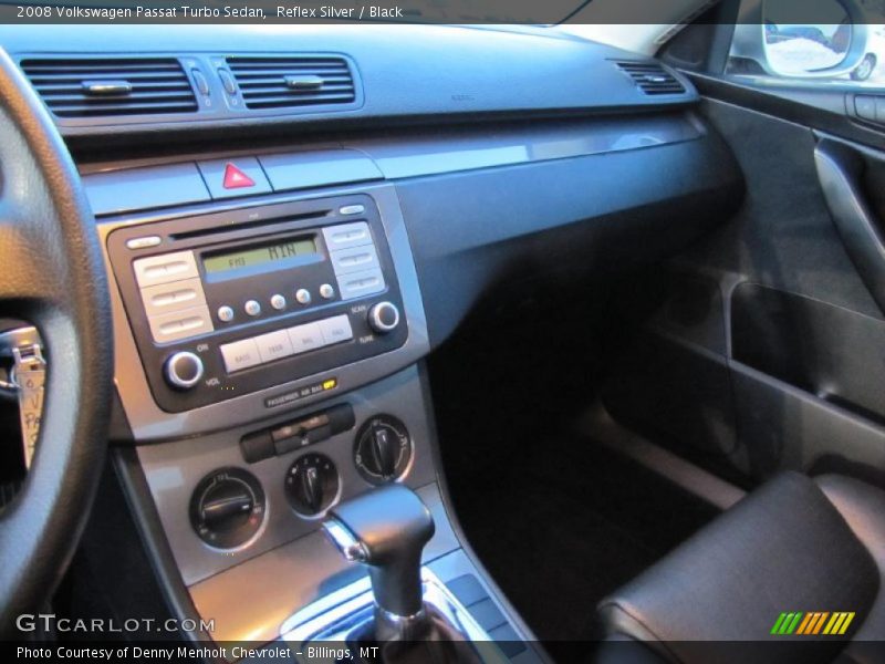 Reflex Silver / Black 2008 Volkswagen Passat Turbo Sedan