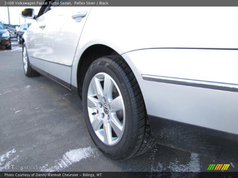 Reflex Silver / Black 2008 Volkswagen Passat Turbo Sedan