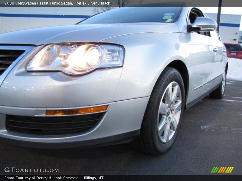 Reflex Silver / Black 2008 Volkswagen Passat Turbo Sedan