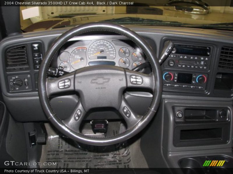 Black / Dark Charcoal 2004 Chevrolet Silverado 3500HD LT Crew Cab 4x4