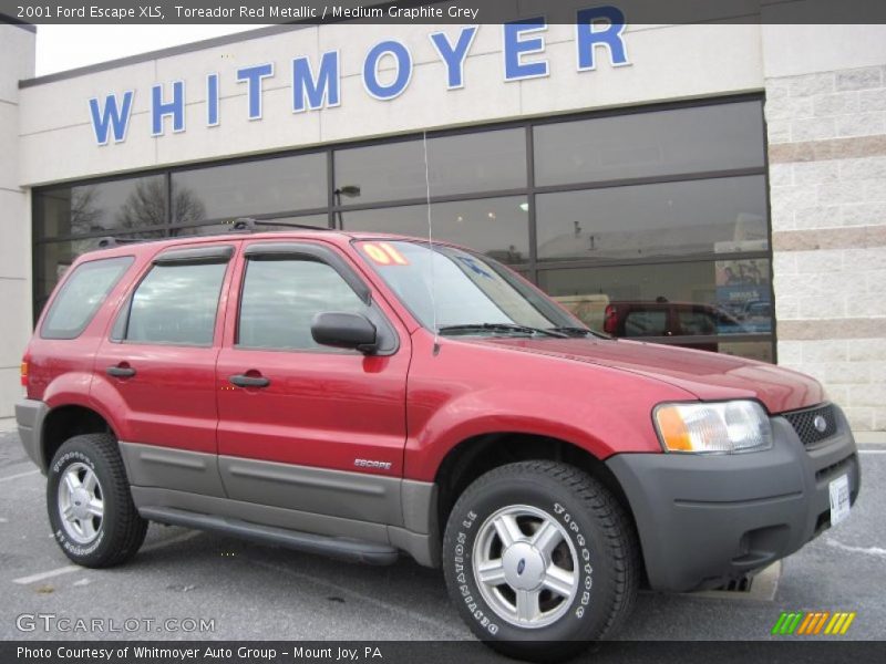Toreador Red Metallic / Medium Graphite Grey 2001 Ford Escape XLS