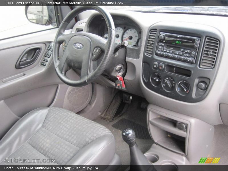 Toreador Red Metallic / Medium Graphite Grey 2001 Ford Escape XLS