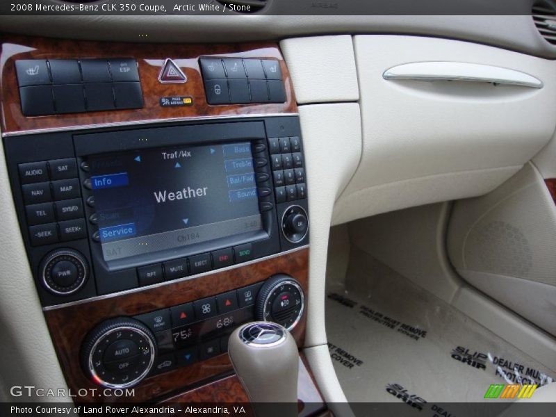 Arctic White / Stone 2008 Mercedes-Benz CLK 350 Coupe