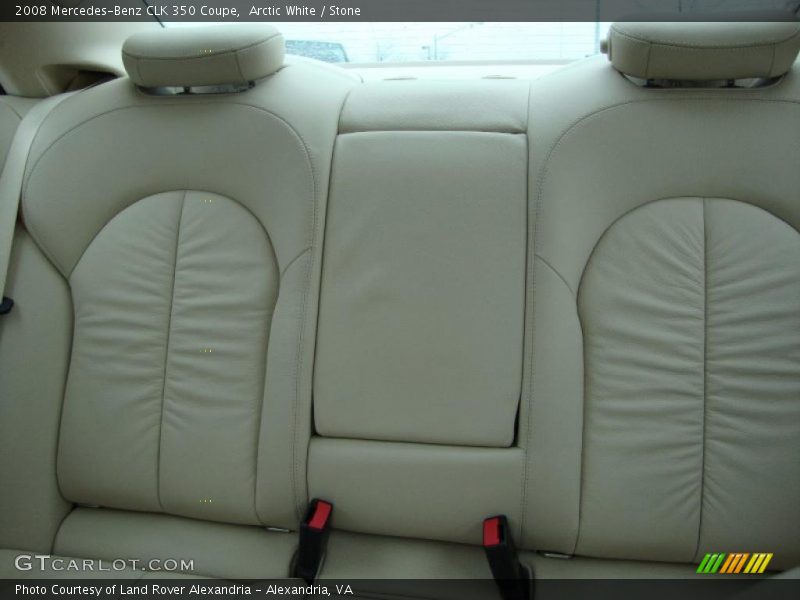 Arctic White / Stone 2008 Mercedes-Benz CLK 350 Coupe