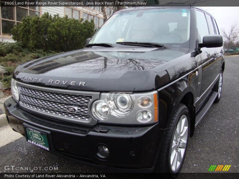 Java Black Pearl / Parchment/Navy 2006 Land Rover Range Rover Supercharged