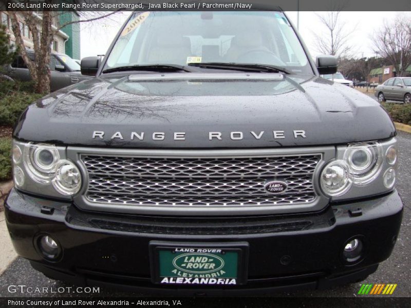 Java Black Pearl / Parchment/Navy 2006 Land Rover Range Rover Supercharged