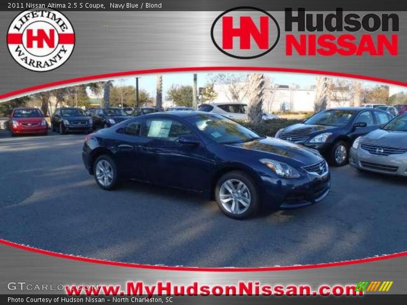 Navy Blue / Blond 2011 Nissan Altima 2.5 S Coupe