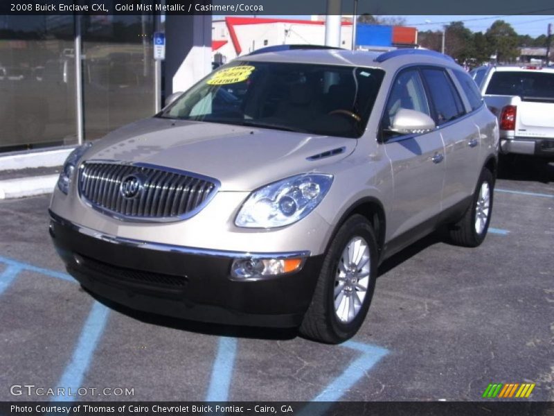 Gold Mist Metallic / Cashmere/Cocoa 2008 Buick Enclave CXL