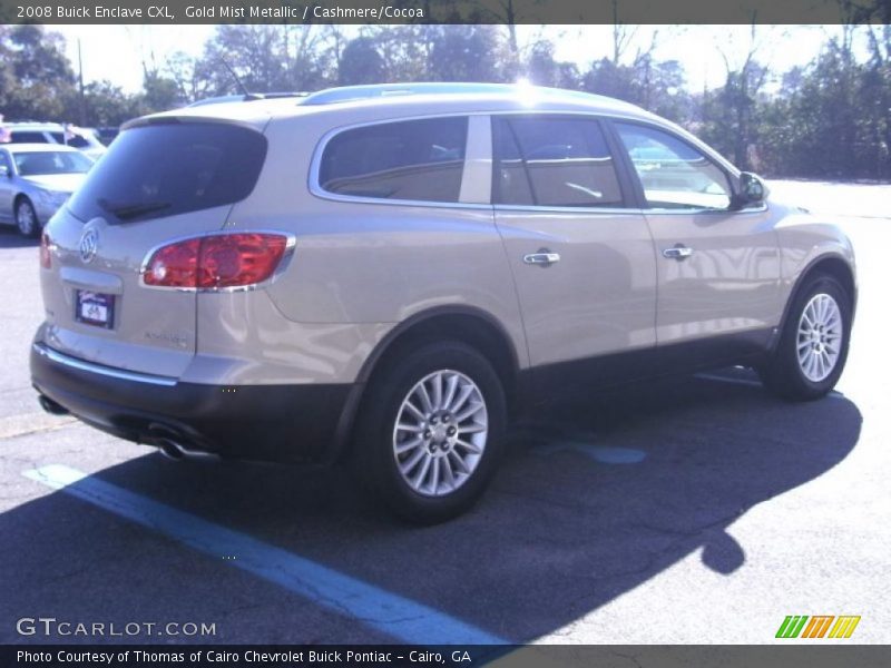 Gold Mist Metallic / Cashmere/Cocoa 2008 Buick Enclave CXL