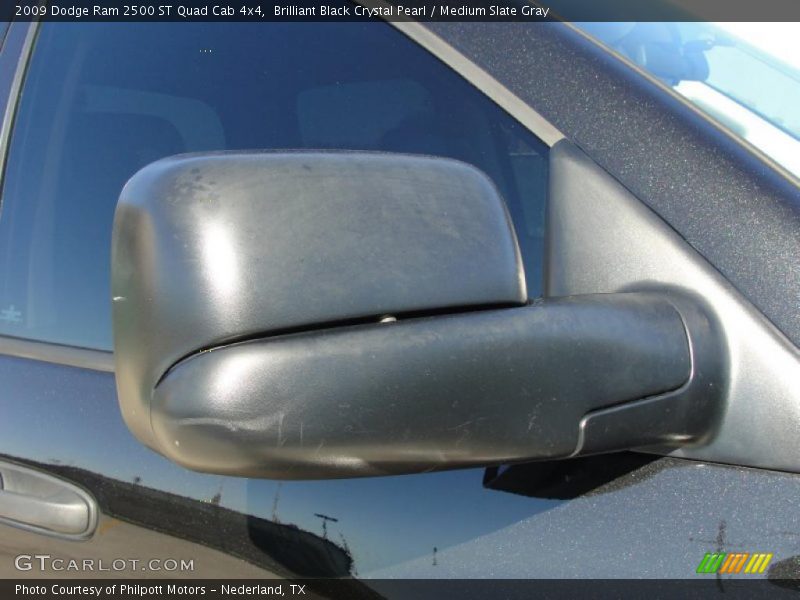 Brilliant Black Crystal Pearl / Medium Slate Gray 2009 Dodge Ram 2500 ST Quad Cab 4x4