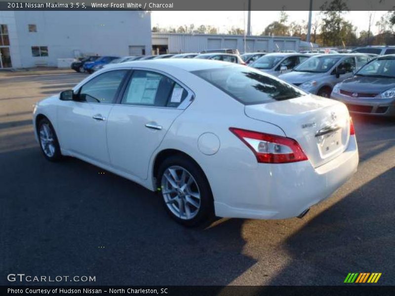 Winter Frost White / Charcoal 2011 Nissan Maxima 3.5 S