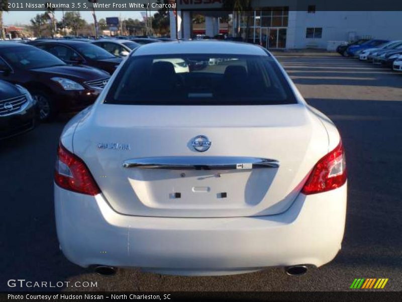 Winter Frost White / Charcoal 2011 Nissan Maxima 3.5 S