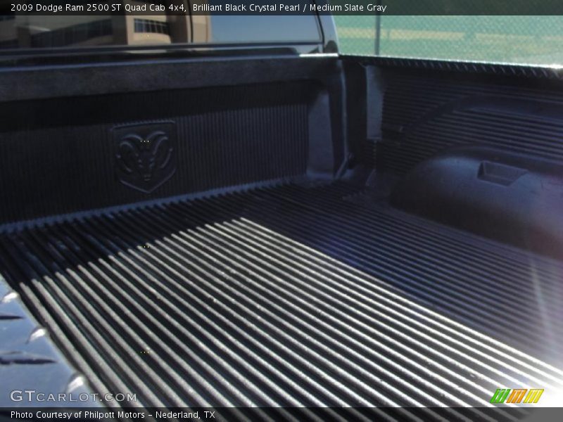 Brilliant Black Crystal Pearl / Medium Slate Gray 2009 Dodge Ram 2500 ST Quad Cab 4x4